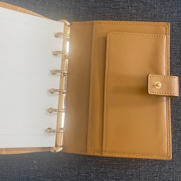 GUCCI PM Agenda Cover Sherry Line GG Logo Canvas Leather - Picture 7 of 15